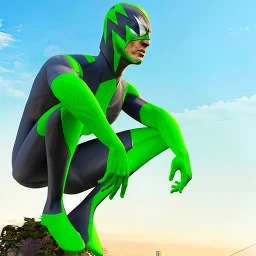 Icono de Rope Frog Ninja Hero Car Vegas
